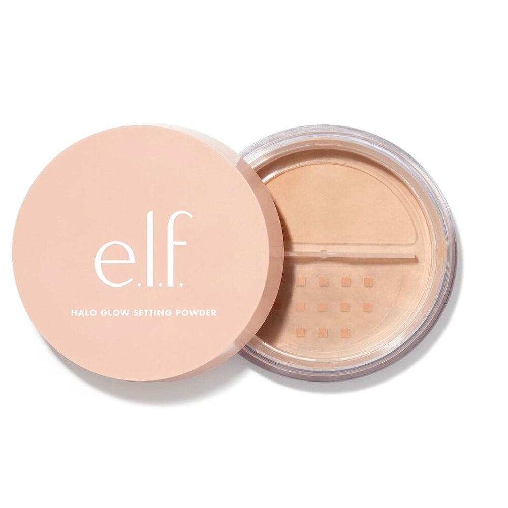 e.l.f. Halo Glow Soft Focus Setting Powder, Silky Setting Powder For Creating